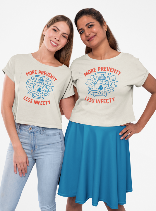 More Preventy, Less Infecty Tee - Infection Control Week - Standard Precautions